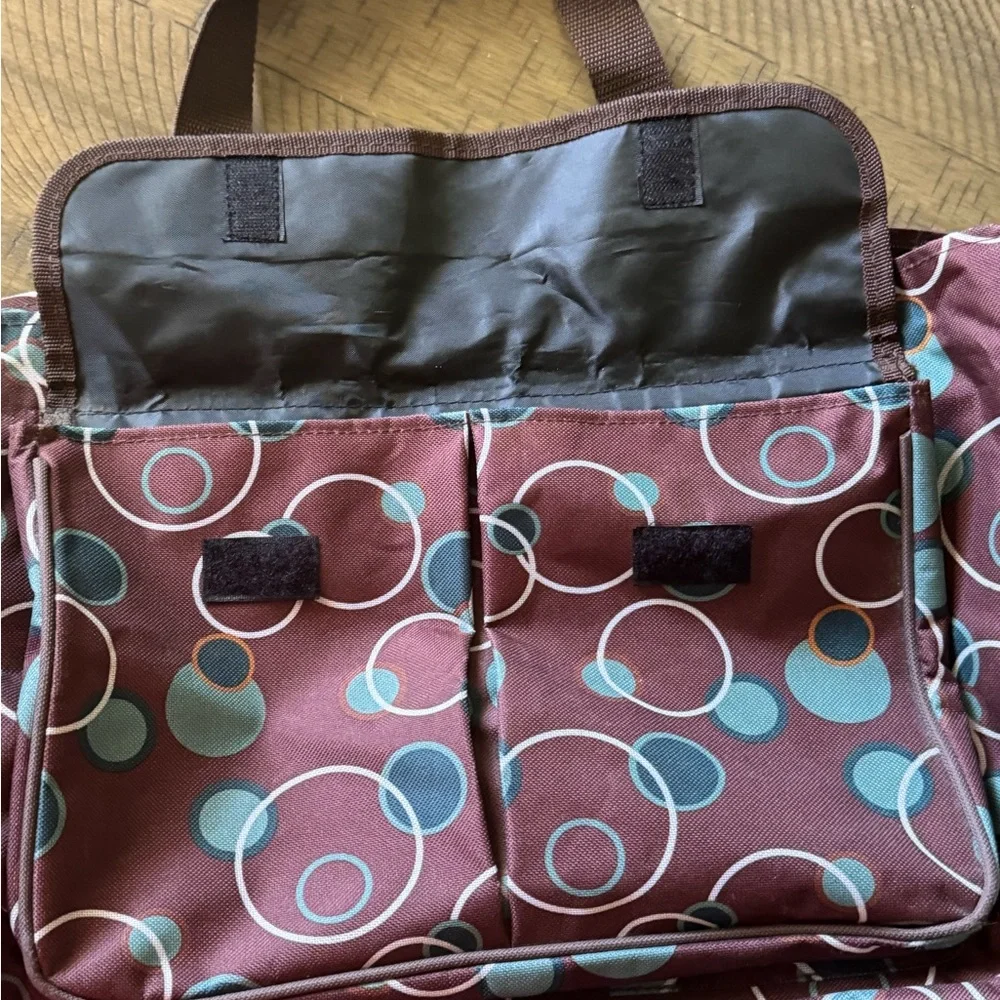 Stylish Brown Patterned Women's Bag